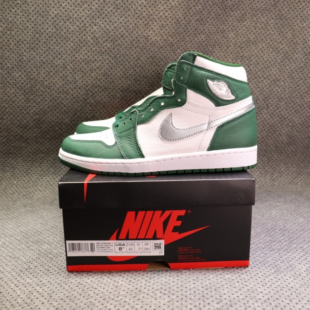 NEW Jordan 1 High Retro Gorge Green Shoes Size 8.5 Mens